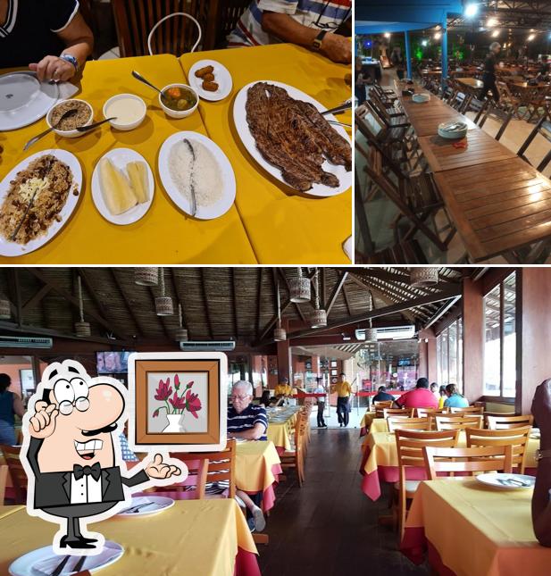 O interior do Cabana do Sol