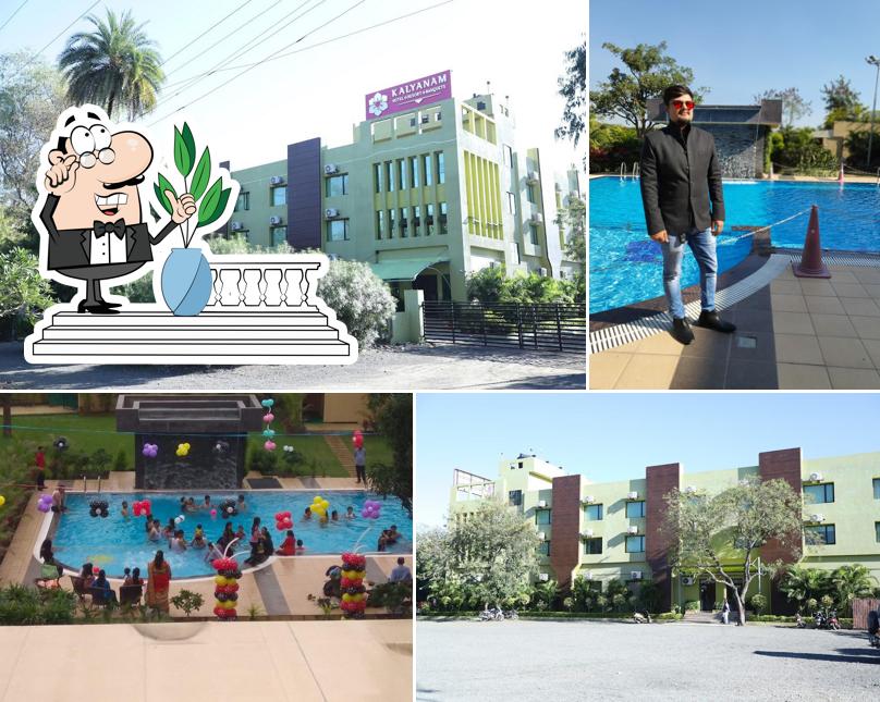 Enjoy the view at the outside area of Kalyanam Hotel And Resort