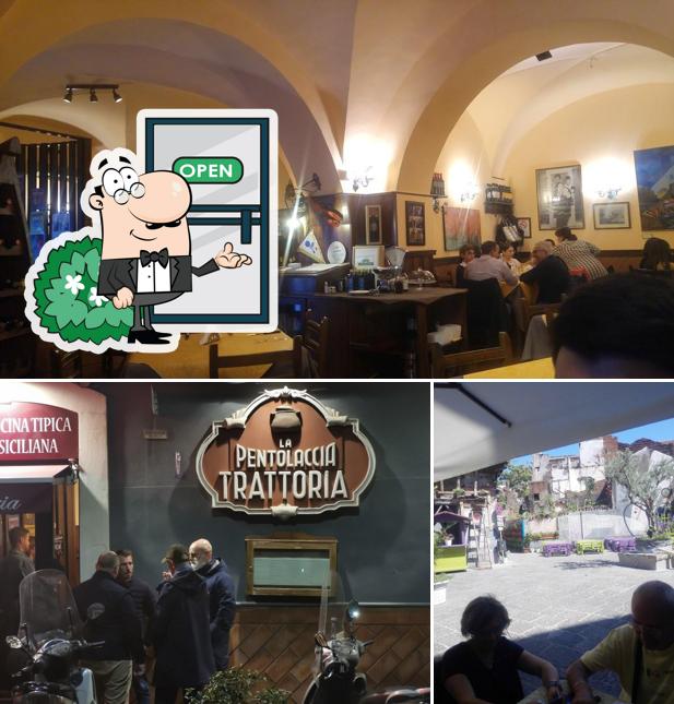 Goditi la vista dall'area esterna di La Pentolaccia