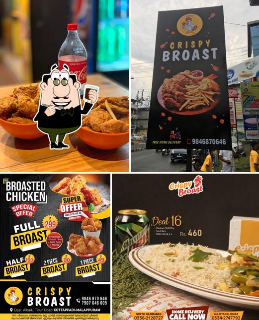 Enjoy a drink at Crispy Broast