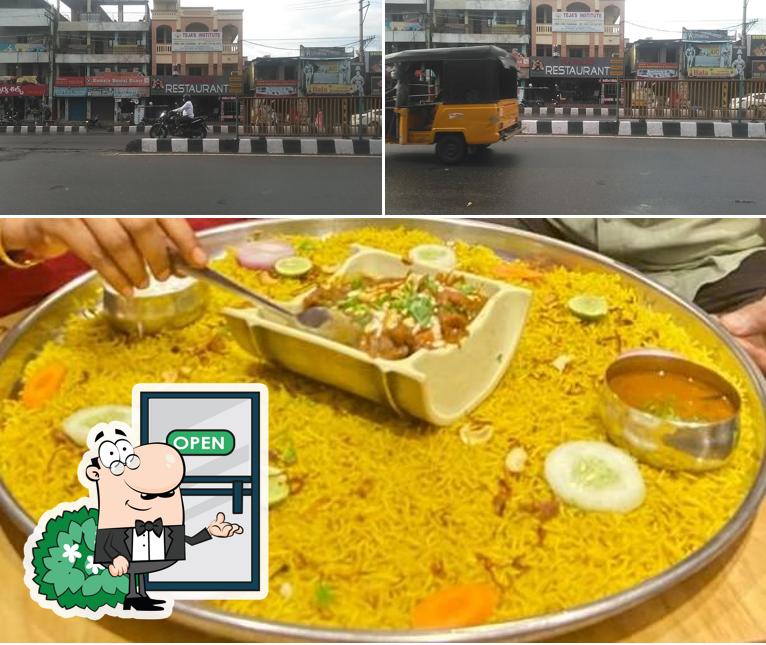 Take a look at the picture showing exterior and food at NAWABE RESTAURANT AND MANDI DARBAR