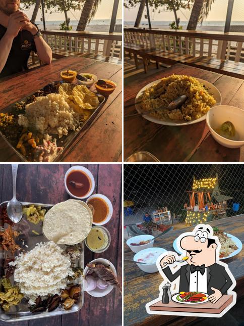 Food at Sea shore restaurant