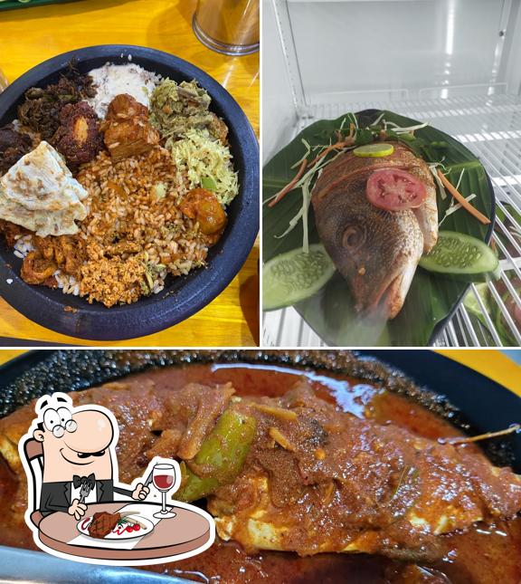 THARAVADU SEA FOOD RESTAURANT offers meat dishes