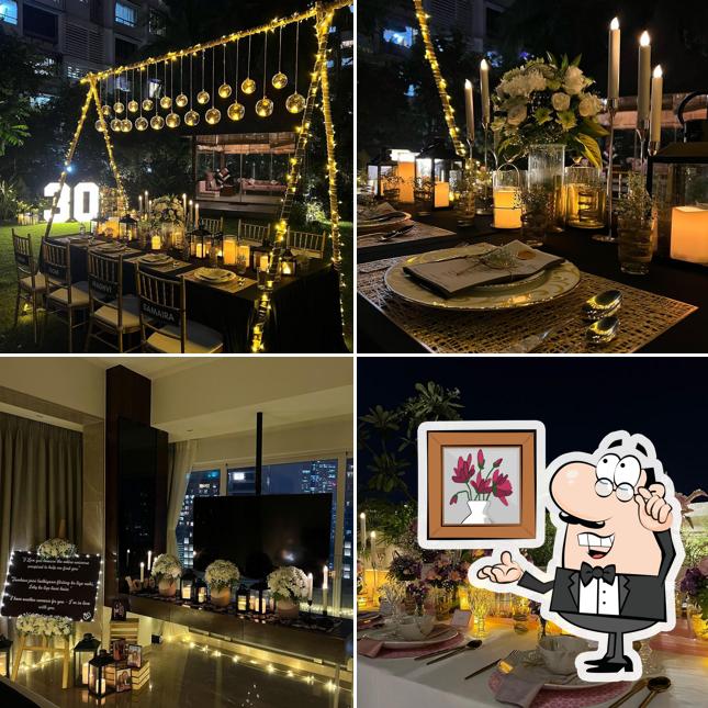 The interior of Casa Fiesta Beach Restaurant