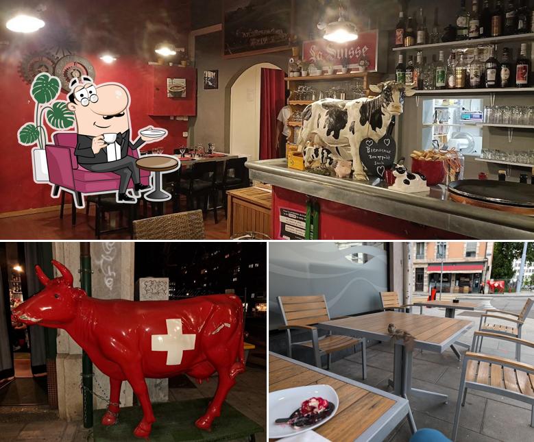 Gli interni di Le Gruyérien