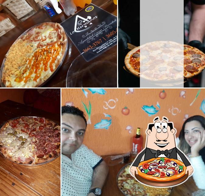 Escolha diferentes tipos de pizza