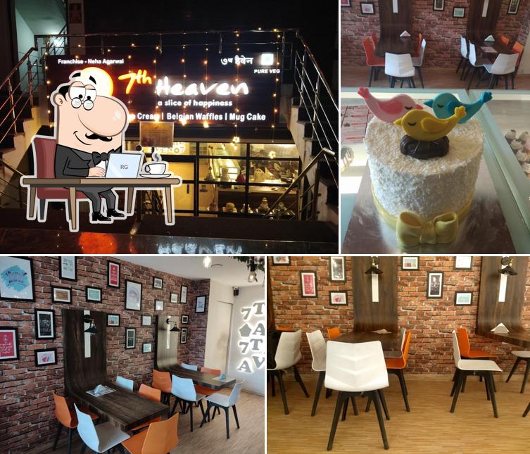 The interior of 7th Heaven Bakery and Cake Shop