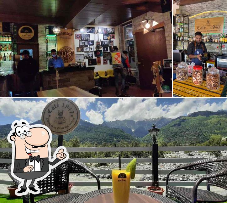 The restaurant's exterior and beverage