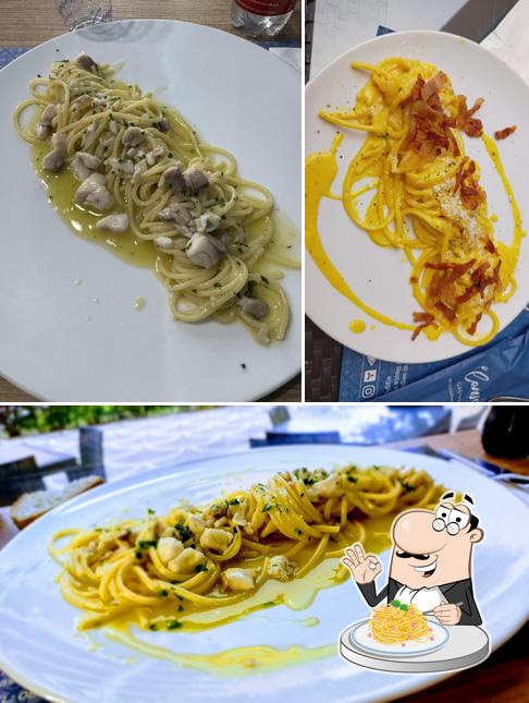 Spaghetti alla carbonara al Consept