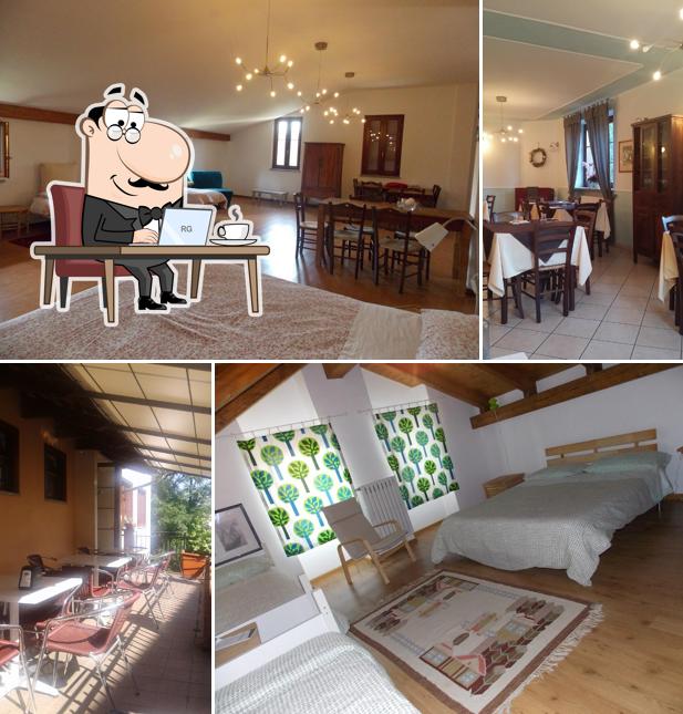 Gli interni di Locanda l'Erbavoglio