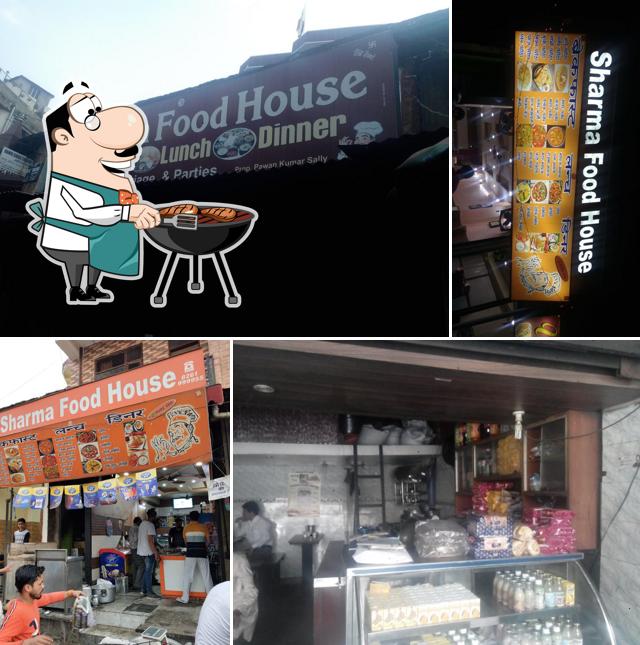 See this picture of Sharma Food House