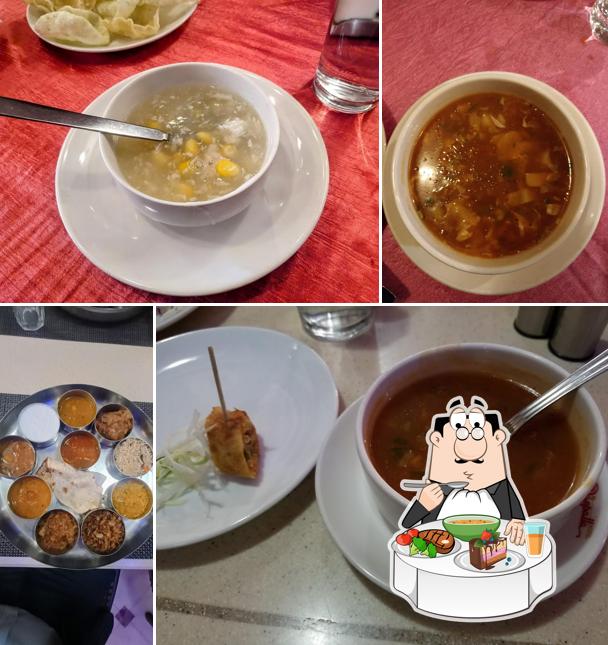 Hot and sour soup at Heritage Restaurant