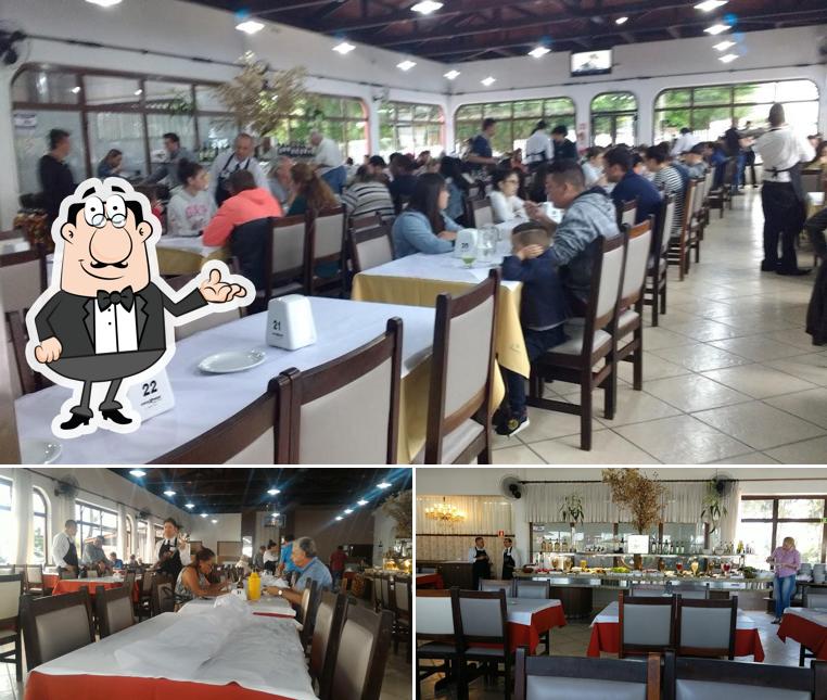 Veja imagens do interior do Churrascaria Marumbbi