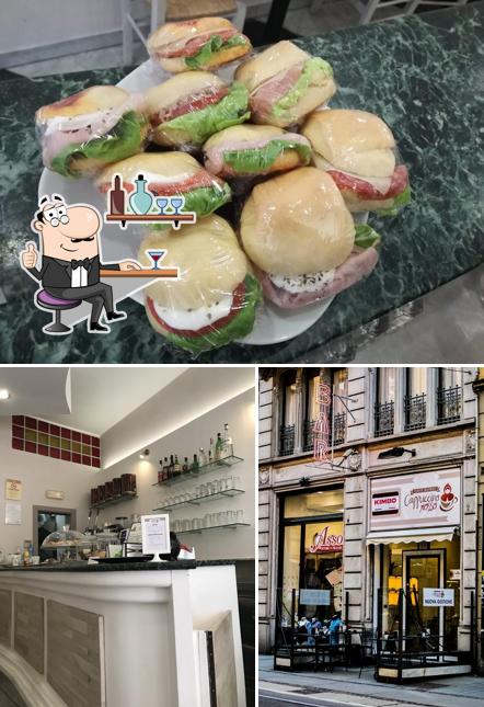 Questa è la foto che raffigura la interni e cittadini di Bar Caffetteria Cappuccino Rosso