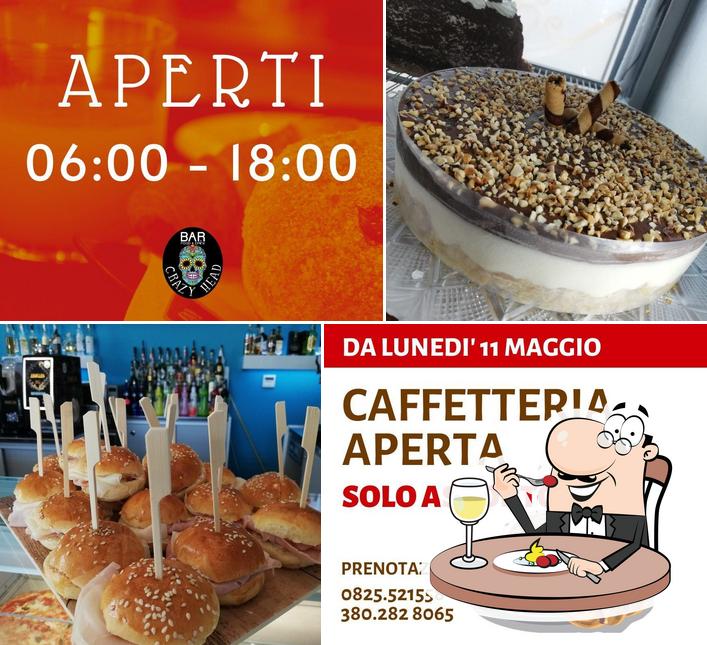 Cibo al Crazy Head Bar- Ristorante aperto a Pranzo, Eventi