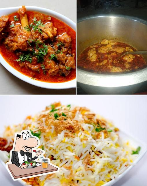 Food at Andhra Style Hotel and Curry Point