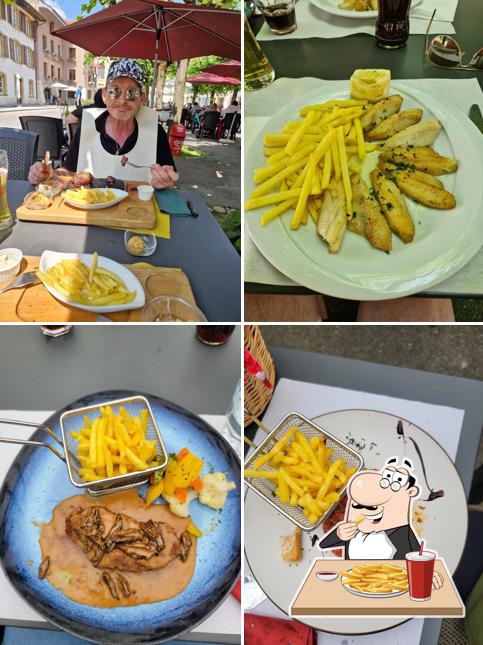 Patatine fritte al Restaurant Aquarium