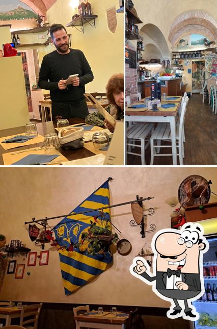 Dai un'occhiata agli interni di Sira e Remino - L'Osteria a Siena