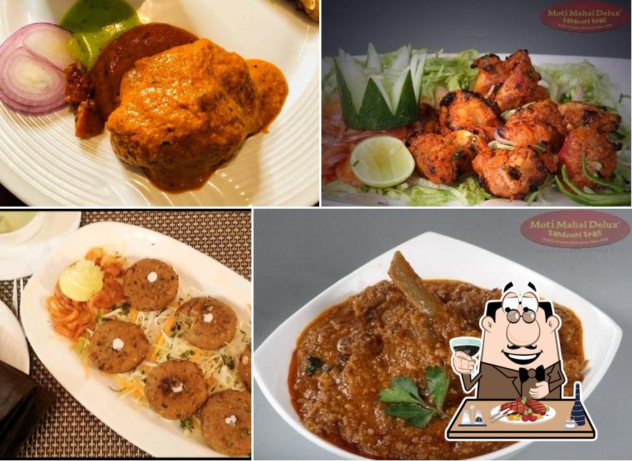 Get meat meals at Moti Mahal Delux