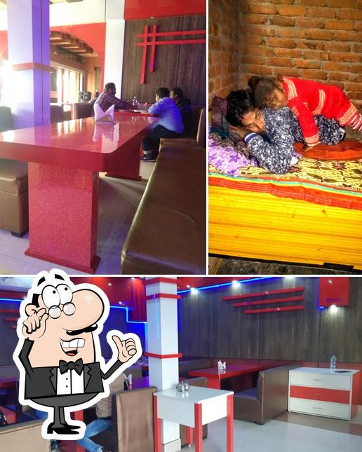 The interior of Doon Zaika Restaurent