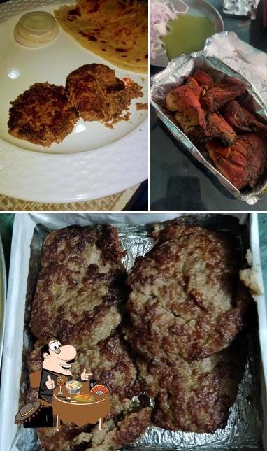 Meals at Lucknow Wale famous gulawati kabab