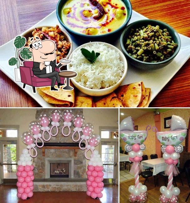 Check out the photo depicting interior and food at YUGO GARDEN & RESTAURANT