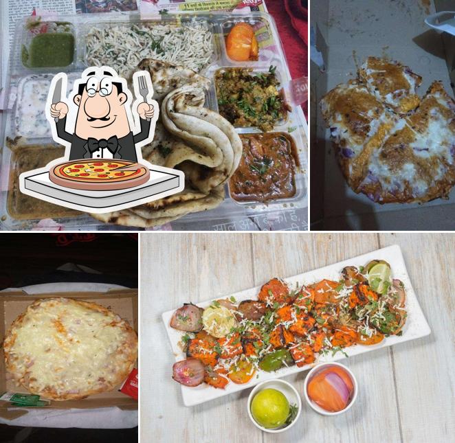 At Agarwal Restaurant Sweets And Dairy, you can taste pizza