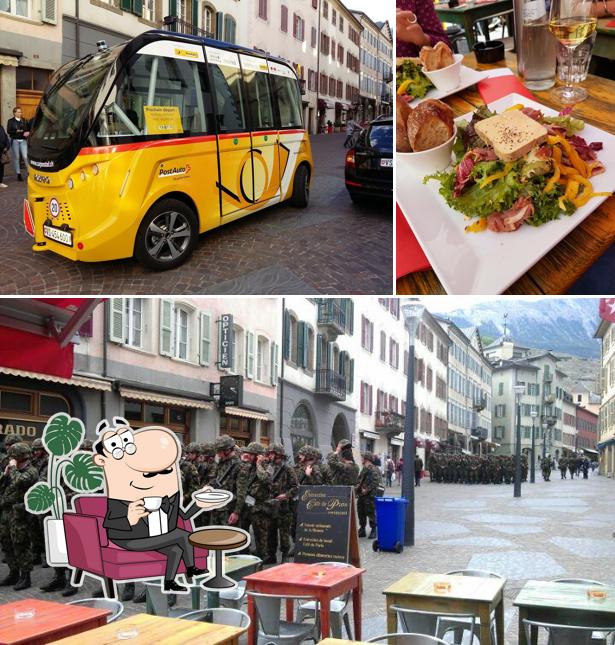 Gli interni di Brasserie du Grand Pont