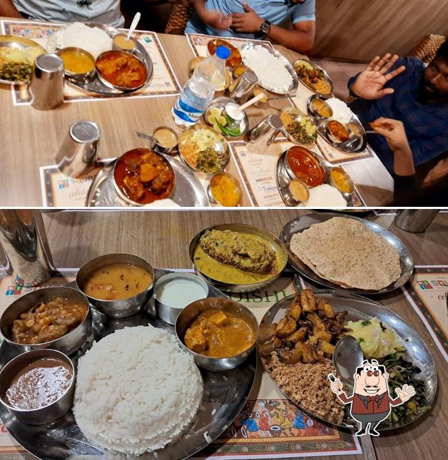 Food at Hotel Odishi