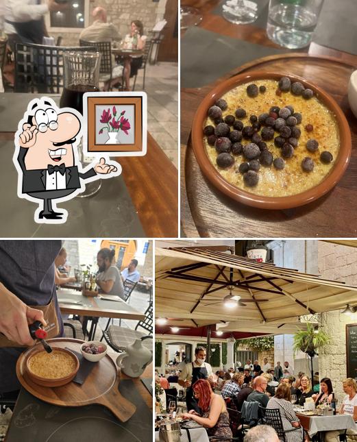 Gli interni di Konoba Korta