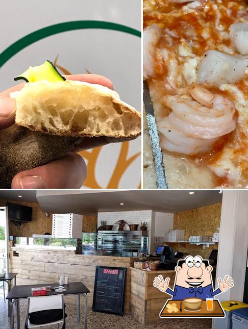 Guarda la foto che presenta la cibo e interni di PIZZERIA L'ANGOLO SCANDIANO