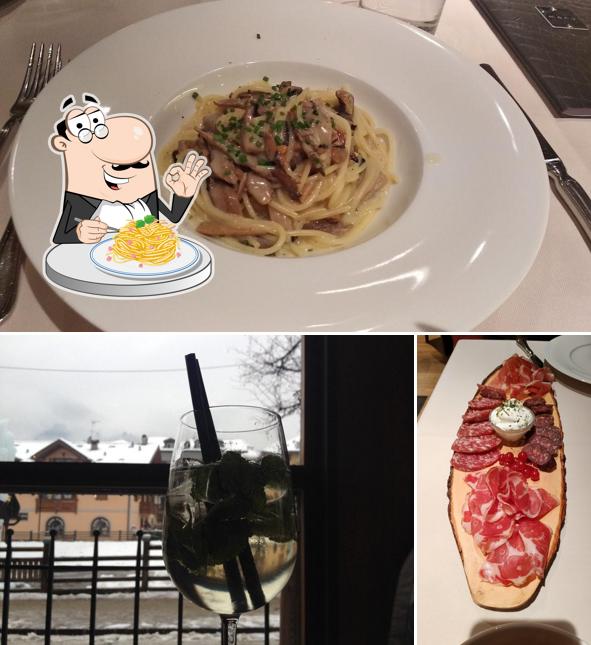 Spaghetti alla carbonara al Sport Hotel S. Vigilio