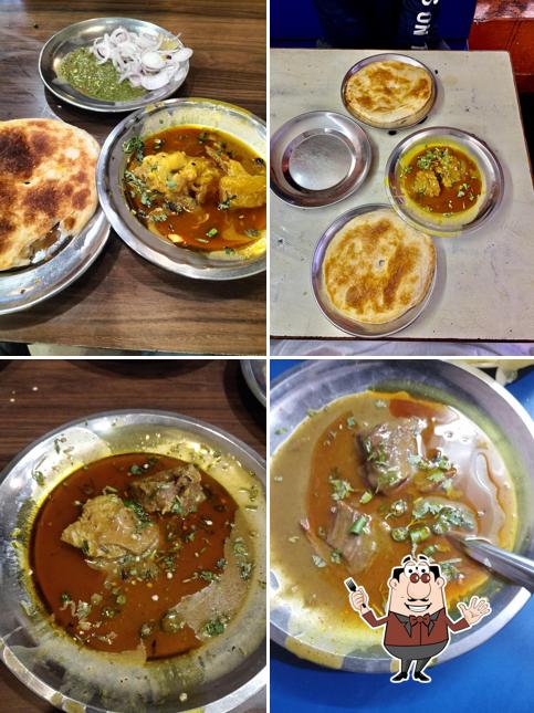 Food at Raheem's Kulcha-Nahari