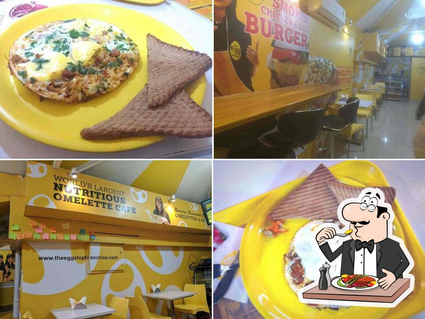 Food at The Egg Stop - Omlette Cafe