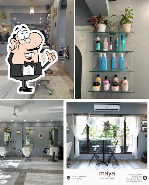 Check out how Maya beauty nail & hair lounge looks inside