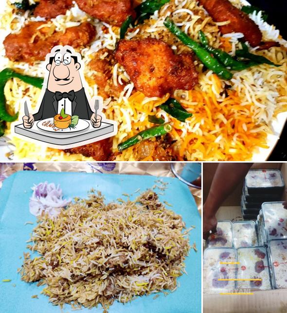 Food at AD's Hyderabadi Biryani