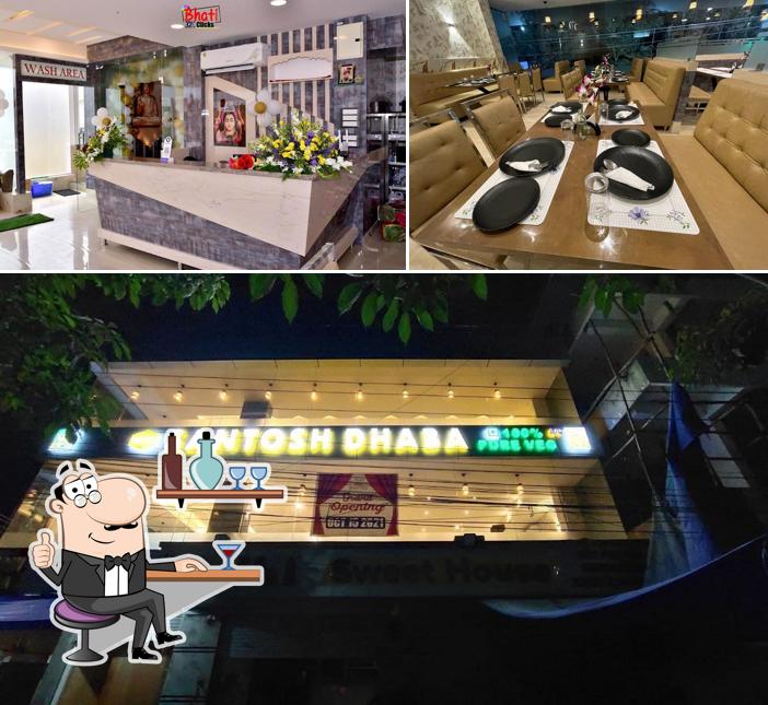 Check out how SHAAHI SANTOSH DHABA looks inside