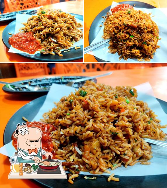 Fried rice at Schezwan KATTA