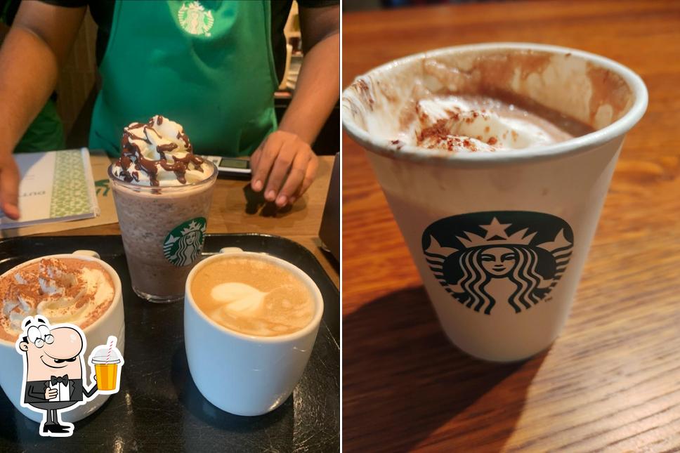 Come and try different beverages served at Starbucks