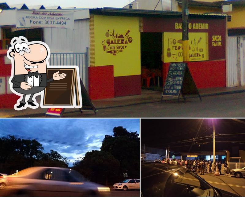 O exterior do Bar do Ademir