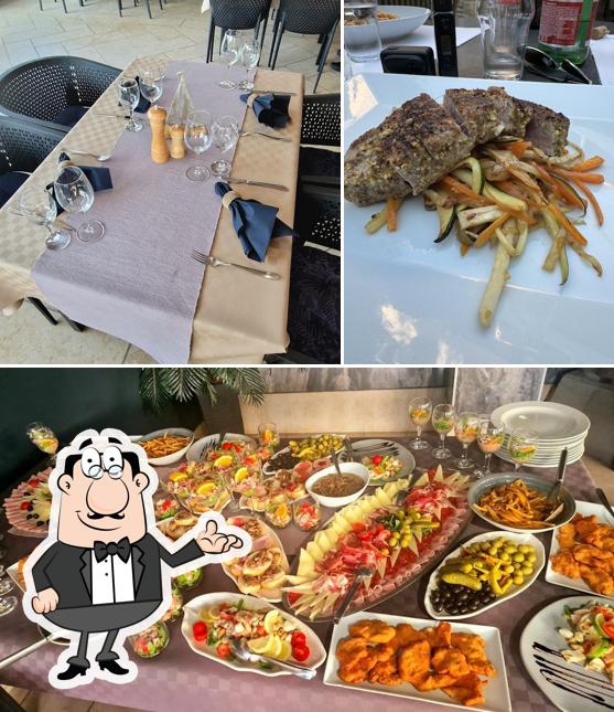 La immagine della interni e cibo di Restaurant Pizzeria Lema