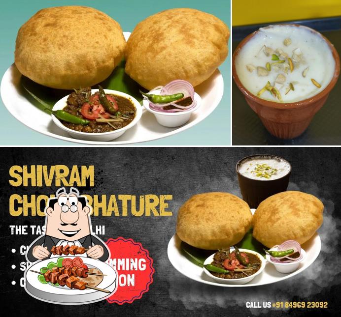 Food at Shivram Chole Bhature