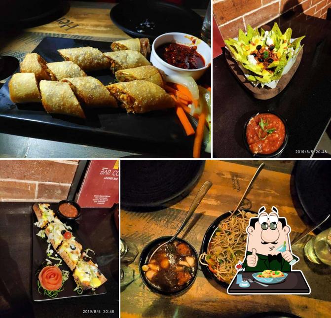 Food at BarCode Lounge bar