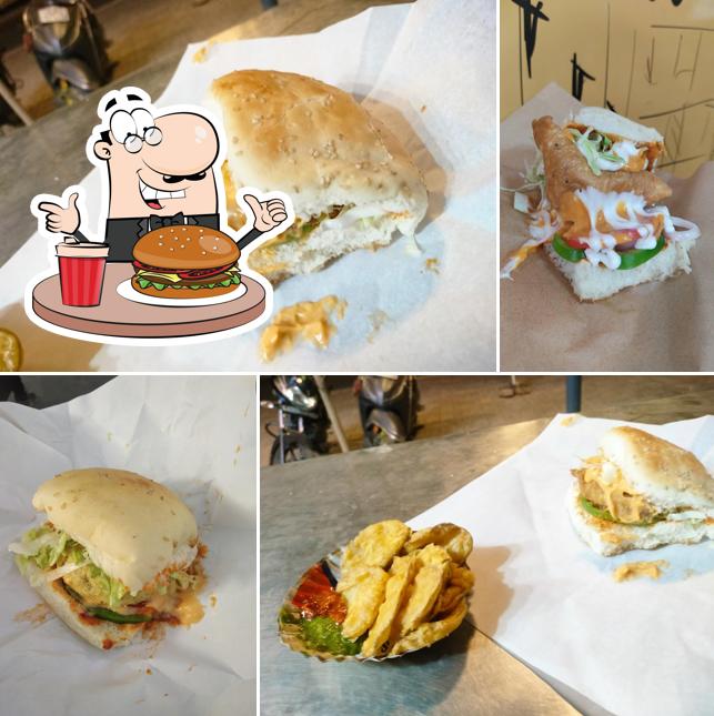 Treat yourself to a burger at Bole To Vadapav