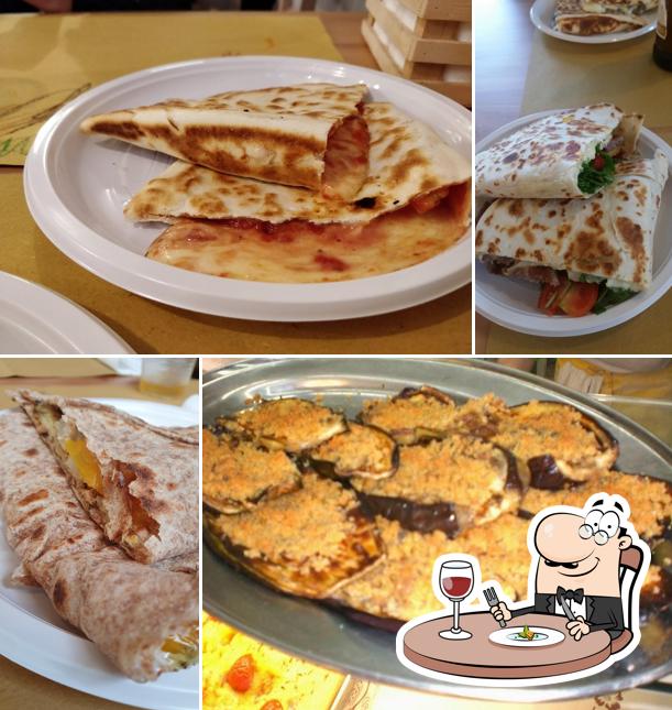 Platti al La Piadina Riccionese da Alex