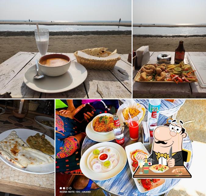 Food at Aloha by the sea - Morjim