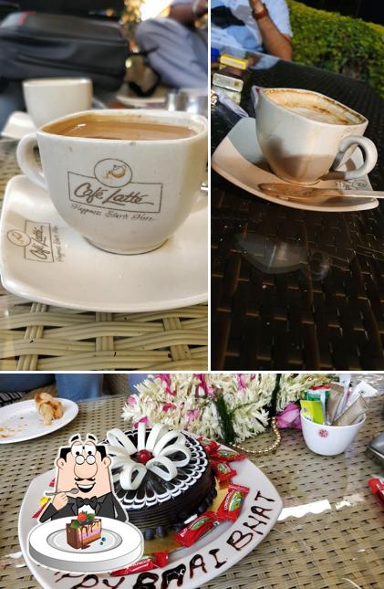 Chocolate cake at Cafe Latte