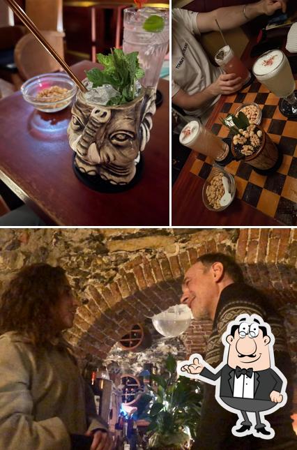 Gli interni di Cubilla American Bar