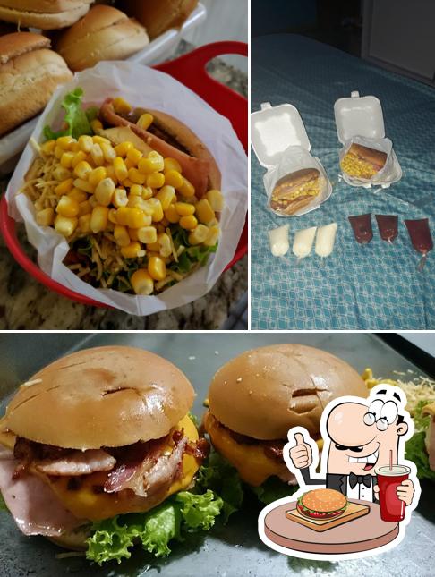 Hambúrguer em Lanchonete Diamante