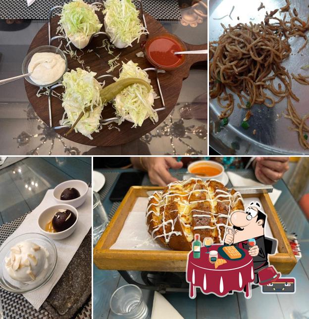 Waffles at RD'S Infusion Global Veg Kitchen Fine Dining Restaurant